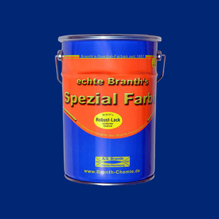 Branths Robust Lack (schnelle Antrocknung) 5 Liter enzianblau RAL 5010