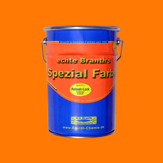 Branths Robust Lack (schnelle Antrocknung) 5 Liter orange RAL 2000