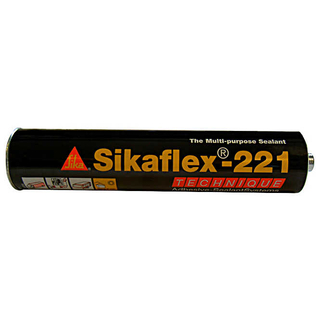 Sikaflex-221 dunkelbraun, 300 ml Kartusche, haftstarker Dichtstoff