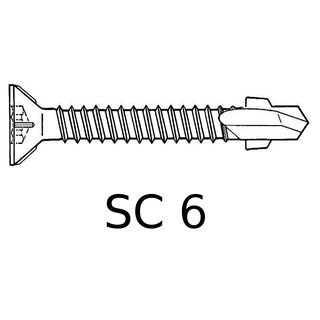 Torx Spezial Bohrschrauben verzinkt SC6 54-15-U 6,3 x 70