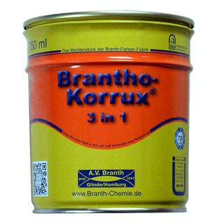 Brantho Korrux 3 in 1 0,75 Liter Dose grauweiss RAL 9002