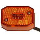 Flexipoint LED DC 0,5 m Kabel Seitenmarkierungsleuchte gelb