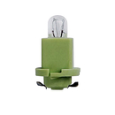 Kunststoffsockellampe 24V 1,4W hellgrün EBS R11