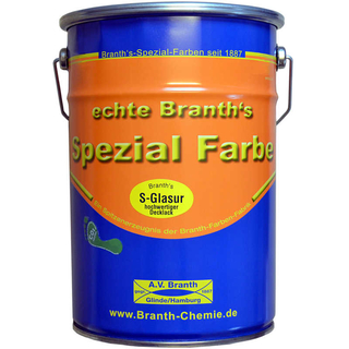 Branths S-Glasur (langsame Antrocknung) 5 Liter enzianblau RAL 5010