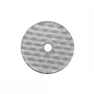 Nietunterlage aus Riemenmaterial, 18 mm, transparent