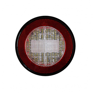 Rückfahrleuchte m. Rückstrahler rot, 730/12 LED, 500 mm Anschlusskabel