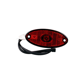 Flatpoint 2 LED-Positionsleuchte, rot mit DC Anschluss, 1000 mm lg.